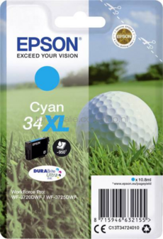 Epson 34XL cyaan