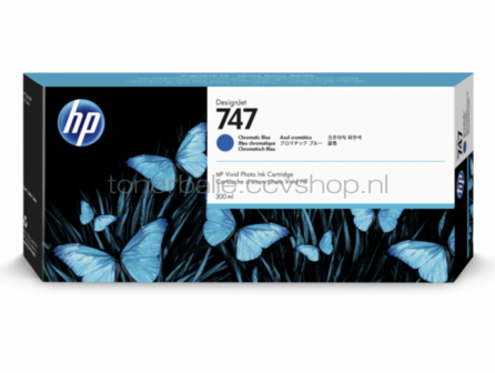 HP 747 blauw