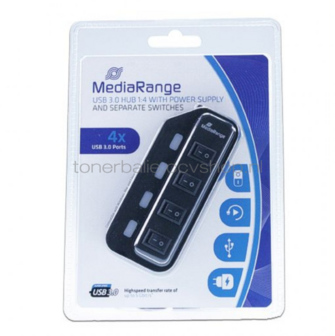 MediaRange MRCS505 USB 3 Hub 4-ports