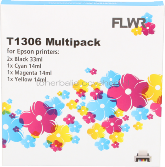 FLWR Epson T1306 Multipack zwart en kleur