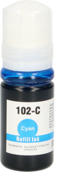 Huismerk Epson 102 Ecotank cyaan