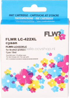 FLWR Brother LC-422XL cyaan