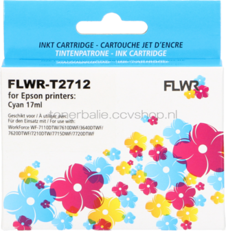 FLWR Epson 27XL T2712 cyaan