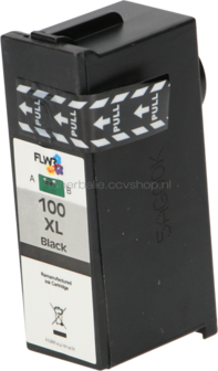 FLWR Lexmark 100XL zwart
