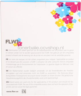 FLWR Brother LC980/1100 Megapack zwart en kleur