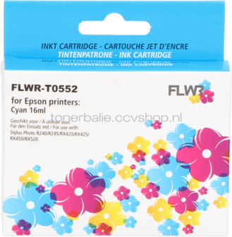 FLWR Epson T0552 cyaan