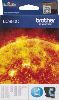Brother LC-980C cyaan
