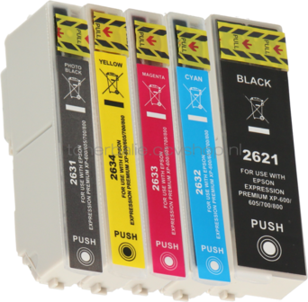 FLWR Epson 26XL Multipack zwart en kleur