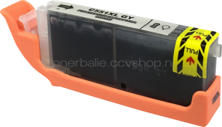 FLWR Canon CLI-551GY grijs