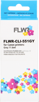 FLWR Canon CLI-551GY grijs