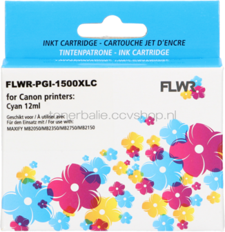FLWR Canon PGI-1500XL cyaan