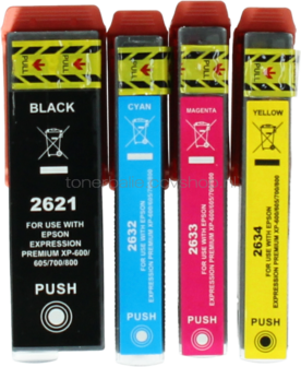 Huismerk Epson 26XL Multipack zwart en kleur