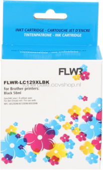 FLWR Brother LC-129XLBK zwart