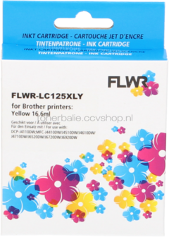 FLWR Brother LC-125XLY geel