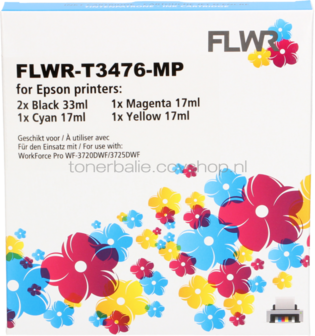 FLWR Epson 34XL Multipack zwart en kleur