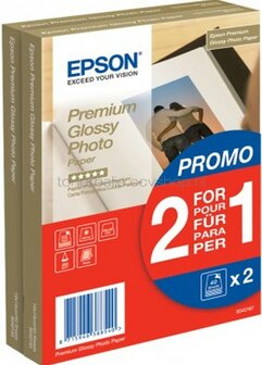 Epson C13S042167 Premium fotopapier Glans | 10x15 | 255 gr/m&sup2; 80 stuks