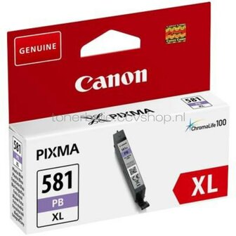 Canon CLI-581XL foto blauw