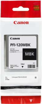 Canon PFI-120MBK mat zwart
