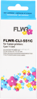 FLWR Canon CLI-551XL cyaan
