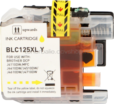 FLWR Brother LC-125XL - LC-127XL 4-pack zwart en kleur