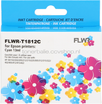 FLWR Epson 18XL cyaan