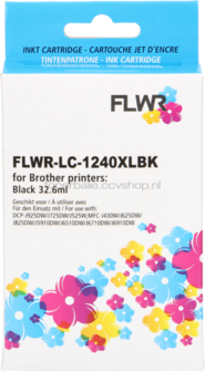 FLWR Brother LC-1240XL zwart