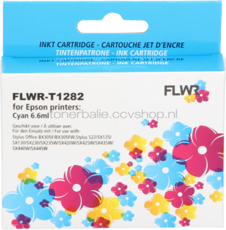 FLWR Epson T1282 cyaan