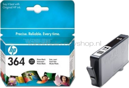 HP 364 foto zwart