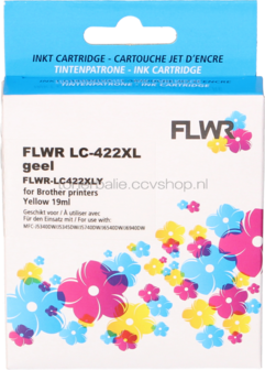 FLWR Brother LC-422XL geel