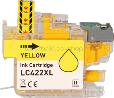 FLWR Brother LC-422XL geel