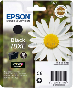 Epson 18XL zwart