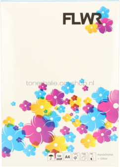 Huismerk FLWR 10 stickers per A4