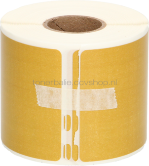 FLWR Dymo 99014 Adreslabel groot 101 mm x 54 mm  goud