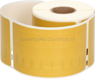 FLWR Dymo 99014 Adreslabel groot 101 mm x 54 mm  goud
