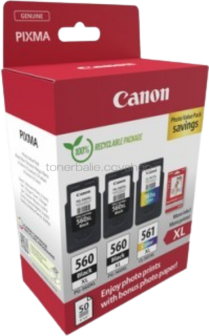 Canon PG-560XL 2x/CL-561XL Photo Value Pack zwart en kleur