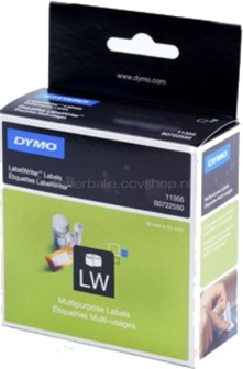 Dymo 11355 Multi functionele labels 28 mm x 51 mm  wit