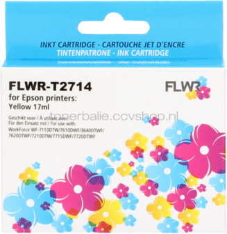 FLWR Epson 27XL T2714 geel