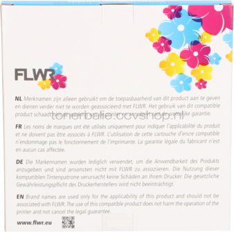 FLWR Epson T0715 Multipack zwart en kleur