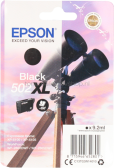 Epson 502XL zwart
