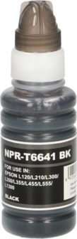 FLWR Epson T6641 zwart