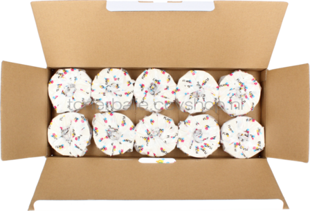 FLWR Dymo 99014 10-Pack 54 mm x 101 mm  wit