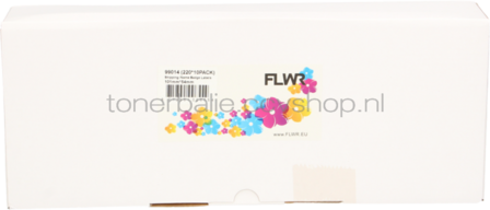 FLWR Dymo 99014 10-Pack 54 mm x 101 mm  wit