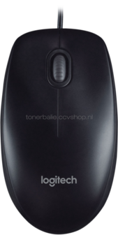 Logitech B100 USB Optical Mouse Black Bus