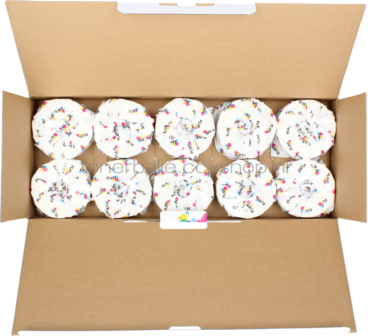 FLWR Dymo 11352 10-Pack 25 mm x 54 mm  wit