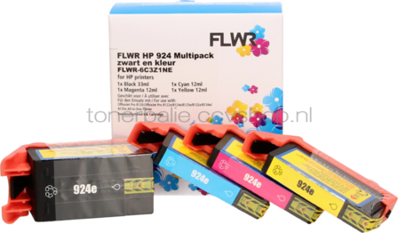 FLWR HP 924e Multipack zwart en kleur