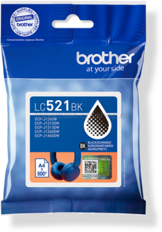 Brother LC-521BK zwart