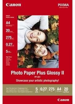 Canon PP-201 Fotopapier Glans | A4 | 260 gr/m&sup2; 20 stuks