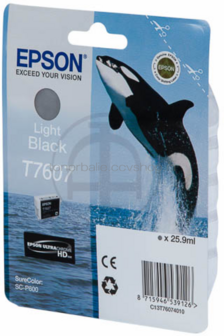 Epson T7607 licht zwart