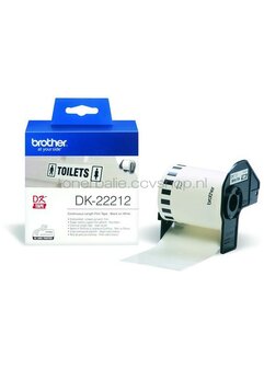 Brother DK-22212  x 62 mm 15.24 m wit