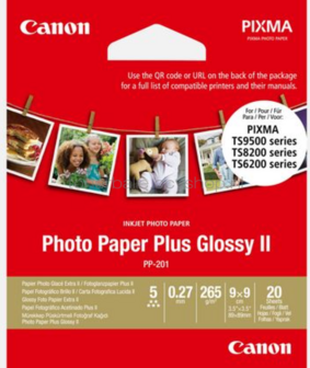 Canon PP-201 Plus Photo Paper 9 x 9 cm Glans |  | 265 gr/m&sup2; 1 stuks